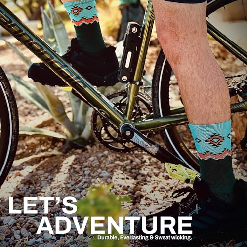 Thunderbird Moisture Wicking Hiking Socks | Pack of 4 - Unisex | Lightweight Socks for Outdoor | Quick Dry4