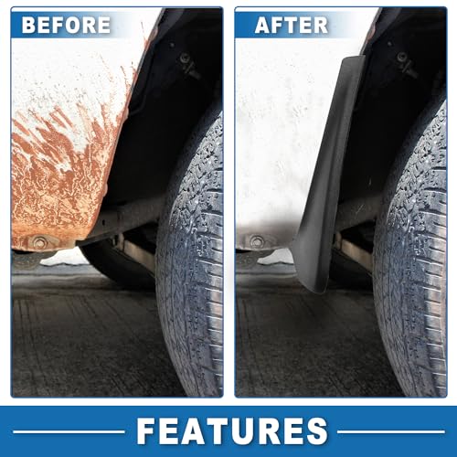 Image of Mud Flap Splash Guard with Mount Accessories Front & Rear Side Mud Guard for Jeep Grand Cherokee 2022-2024 (Set of 4)
