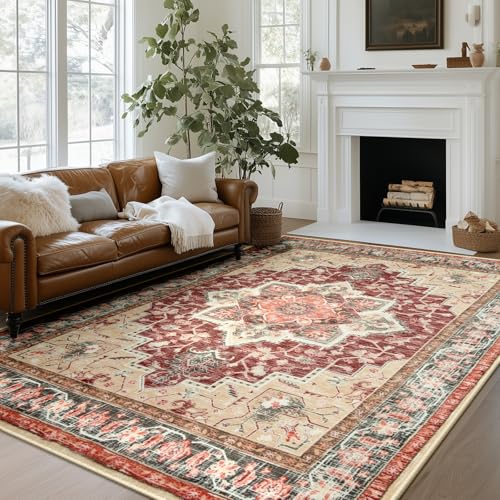 BESTSWEETIE 8x10 Boho Vintage Rug