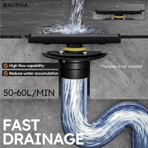 Solution évacuation douche avec grille d'insert de carrelage encastrable - 3