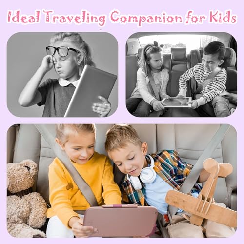 Image of Proffisy 10 Inch LCD Writing Tablet, Unicorn Digital Writing Pad with Stylus, One-Touch Erase & Screen Lock, Reusable Paperless Notepad for Drawing, Handwriting, Notes & Travel (Pink)