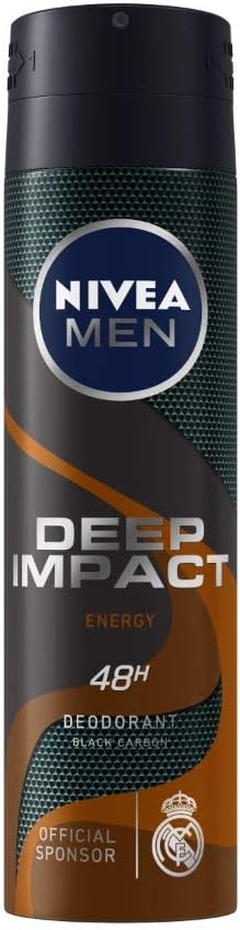 NIVEADeodorant for Men, Deep Impact Energy, 150ml
