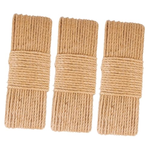 Toddmomy 3 Peças Corda Para Arranhar Corda Arborista Corda De Juta Resistente Para Pendurar Corda De