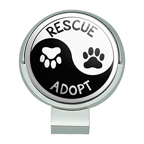 GRAPHICS & MORE Rescue Adopt Yin Yang Paw Prints Dogs Cats Golf Hat