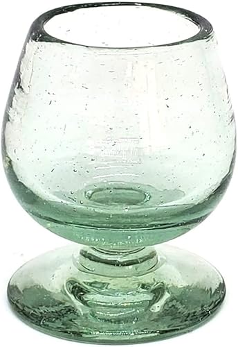 Miniatura 3 de MexHandcraft Juego de 6 sorbos de tequila transparentes de 2.5 onzas, cristalería mexicana hecha a mano, vidrio reciclado, sin plomo ni toxinas