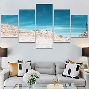 SIGNWIN 5 Panel Canvas Wall Art Modern Art...