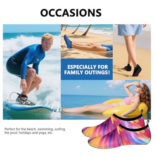Image of Water Shoes for Women Men Quick-Dry Barefoot Aqua Socks Swim Pool Non Slip Surf Yoga Exercise Outdoor Trave Essentials