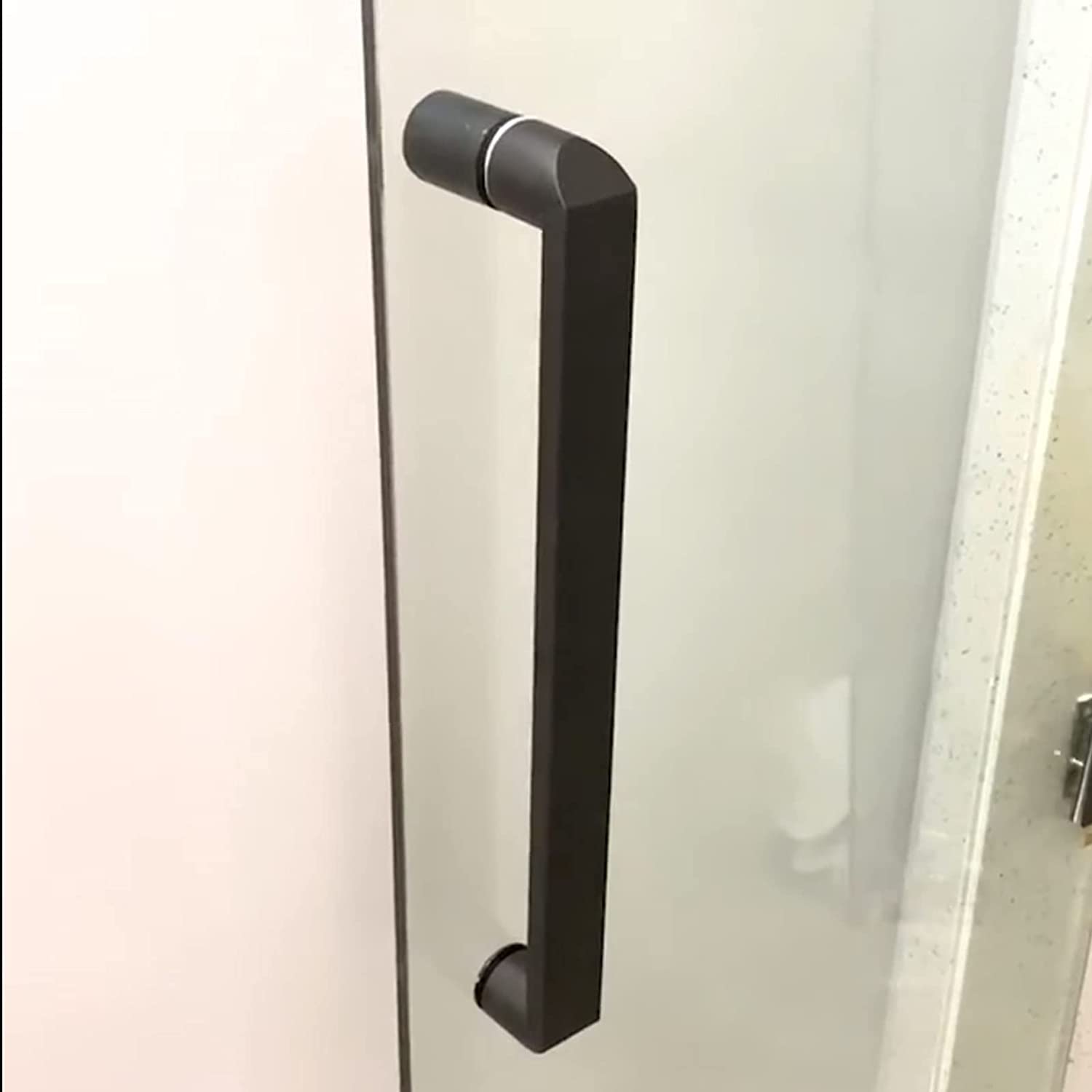 Poignée de porte coulissante douche bouton de rechange inox noir