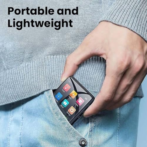 Image of Audiocular M01 Portable Mp3 Music Player with Bluetooth 5.0, Hi-Fi Audio, 1.77-inch Colour Screen, 32gb Storage (up to 128gb), Type-C Port, SD Card Slot, Video Playback, E-Book, Alarm (Black)