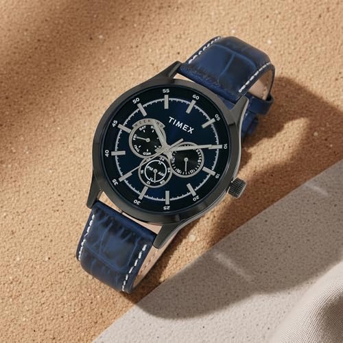 Image of TIMEX Analog Watch for Men with Round Dial & Water Resistant Man's Wrist Watches