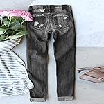 Womens-Autumn-and-Winter-Jeans-Printed-Hole-Thickened-Trousers