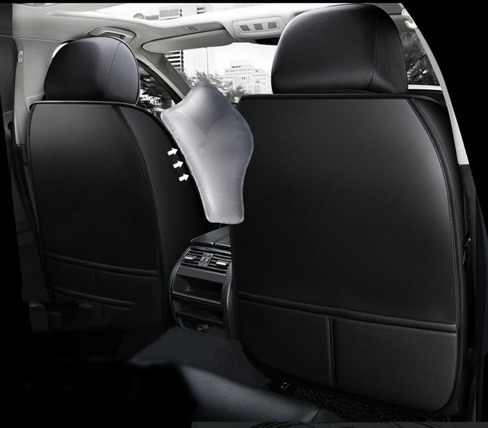 Auto Sitzbezüge Sets für Mazda 6 Cx5 3 Cx3 Cx7 Cx30 2000-2020 2021 2022 2023 2024 2025, Leder Sitzschoner Vorne und Hinten Full Set Sitzbezug Sitzkissen Wasserdicht Zubehör