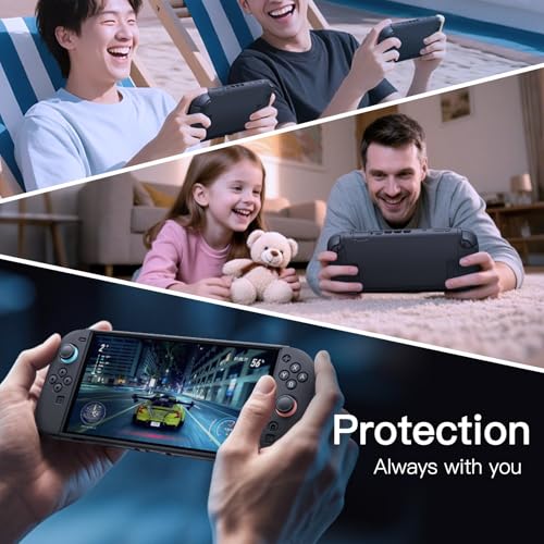Image of JETech Slim Dockable Case for Nintendo Switch 2, Black | Cover Dockable Design for Joy-Con Detachable, Soft TPU Grip, Matte PC Back, Anti-Scratch Protection
