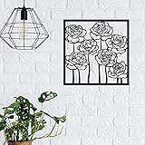 Decorate the room: Metal Rose flower wall decoration provides a new fashion for your home. The best decoration ideas for living room, bedroom, dining room, TV background wall, kitchen, corridor and office. Suitable for country houses, apartments, modern houses, country houses and pastures