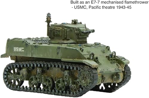 Miniatura 3 de Warlord Games US Army M5 Stuart - Tanque modelo a escala de plástico de 1:56 / 1.102 in para miniaturas de Bolt Action altamente detalladas de la