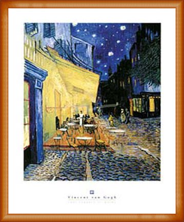 Amazon.co.jp: ポスター フィンセント ファン ゴッホ 夜のカフェテラス