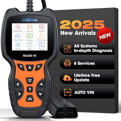 Lector de códigos OBD2 MA200 V6 que apaga la luz de fallo del motor en coches
