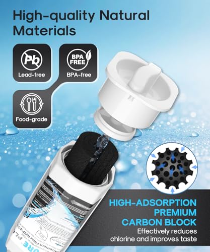 Image of ICEPURE PLUS DA97-17376B NSF /ANSI 53 & 42 Certified Remove Lead Refrigerator Water Filter, Replacement for Samsung HAF-QIN /EXP, DA97-08006C, RS22T5201SR, RF28R7201SR, RF28R7351SG RF32CG5400SR, 2PACK