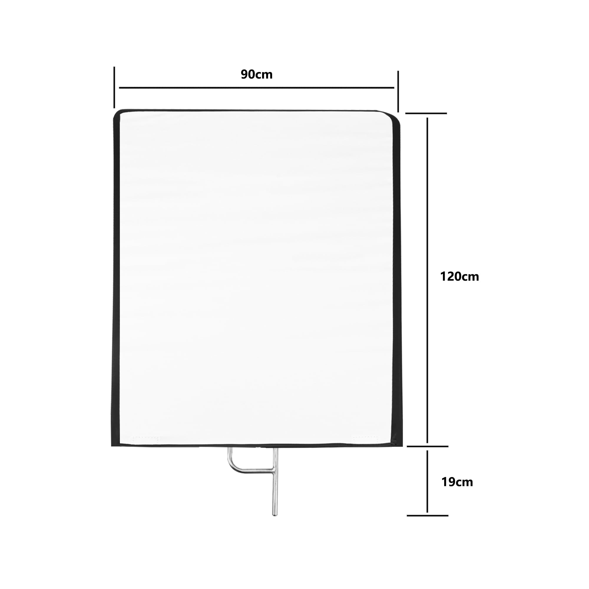 Kit de réflecteur de lumière pour photographie, 90x120cm/35x47pouces, diffuseur 4-en-1 or/argent/noir/blanc et diffuseur translucide, cadre pliable en acier inoxydable