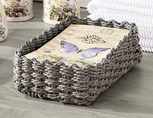 Boston-International-Guest-TowelBuffet-Napkin-Caddy-Tray-Grey 51m6ZXDZmmL