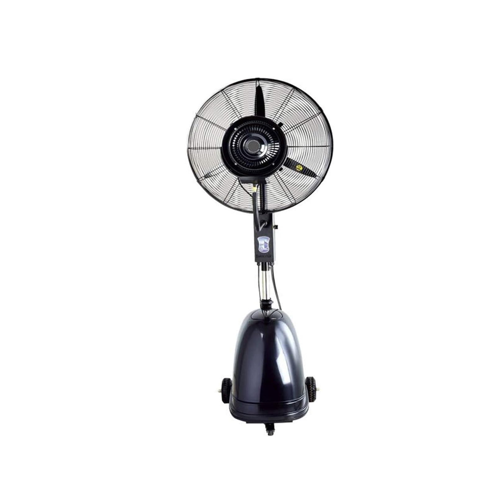 JKJZSALJ Pedestal Fan Spray Atomizing Fan,Height Adjustable Outdoor Industrial Oscillating Misting Humidifier Standing Floor Fan,81cm