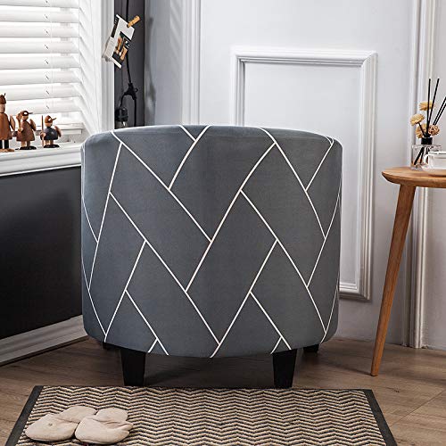 MIFXIN-Tub-Chair-Slipcover-1-Piece-High-Stretch-Club-Chair-Cover-Elastic-Barrel-Chair-Armchair-Couch-Sofa-Furniture-Protector-for-Living-Room-Hotel-Pattern-01 MIFXIN Tub Chair Slipcover 1 Piece High Stretch Club Chair Cover Elastic Barrel Chair Armchair Couch Sofa Furniture Protector for Living Room Hotel Pattern 01