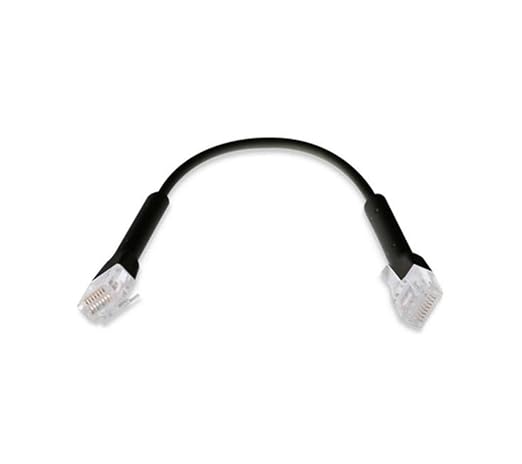 Cable de red Ubiquiti Networks Cat6 1 m negro RJ45 miniatura 2