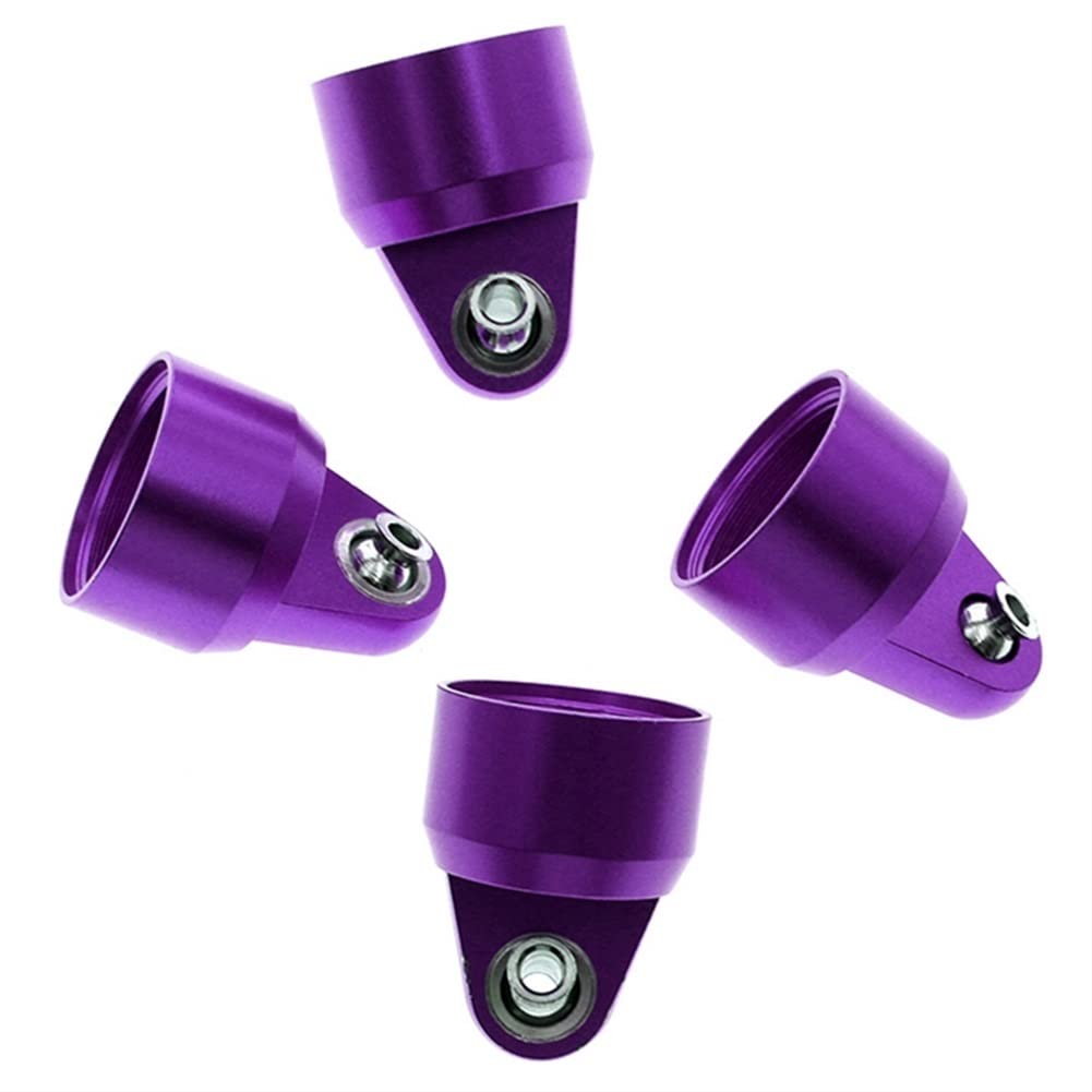 4PCS Metal Shock Absorber Upper Covers For Traxxas X-Maxx 8S/6S - Purple CNC Aluminum Upgrade