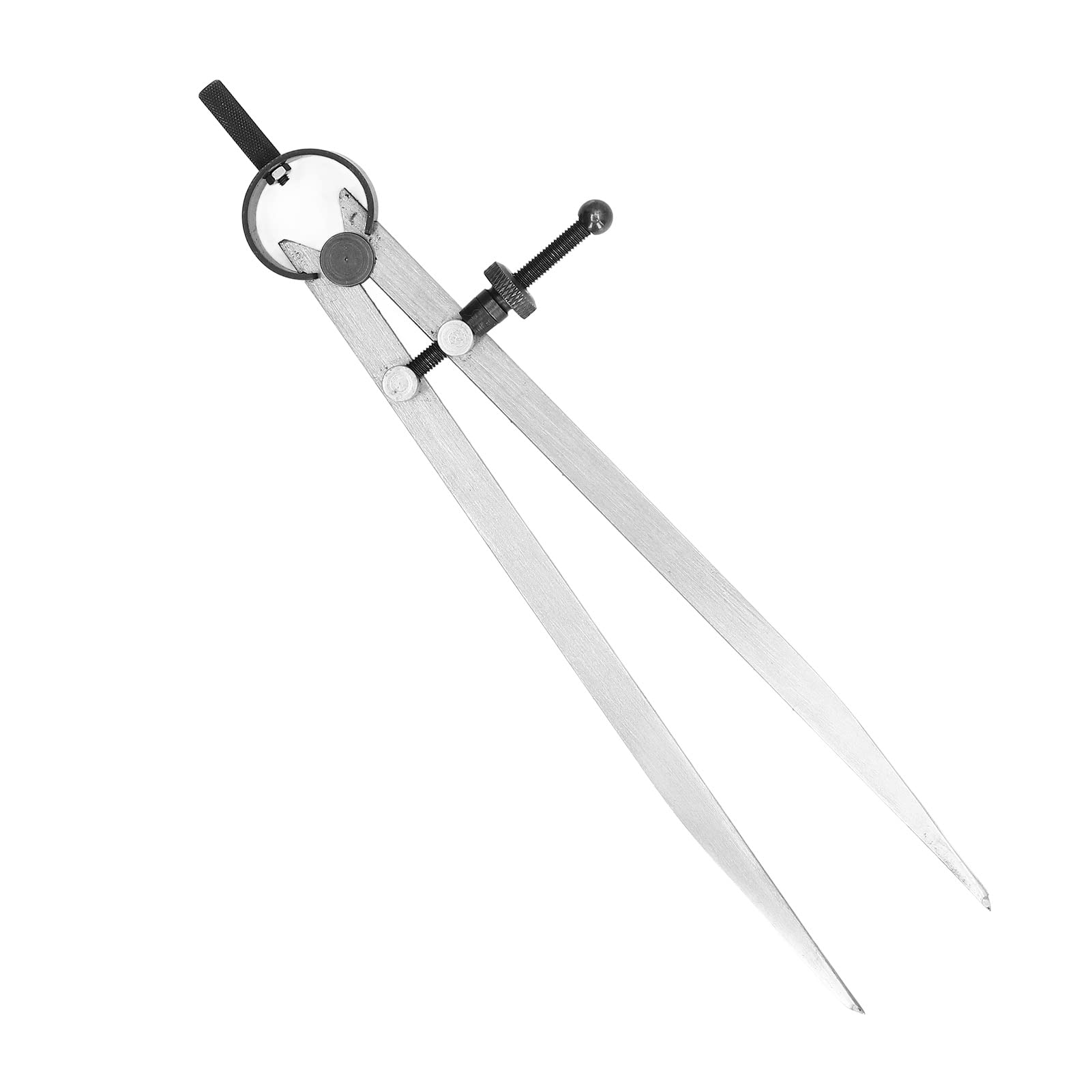 Compas en Cuir à Aile Réglable avec écrou à Ressort pour Tracer et Marquer le Cuir, Compas Professionnel pour Menuisier/Dessin/Travail du Cuir (200mm)