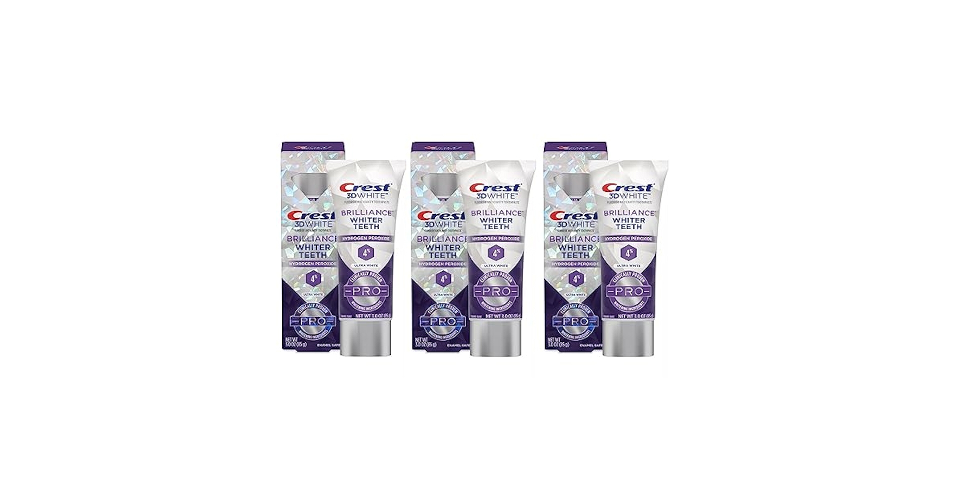 Amazon.com : Crest 3D White Brilliance Whiter Teeth Pro