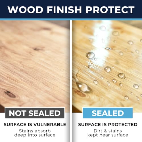 Image of Wood Stain and Sealer in One, Polyurethane Wood Finish Water Based Polyurethane Clear Gloss Wood Protection Polyurethanes Waterproof Coating, Fast Dry Polyurethanes Sealant, Easy Clean Up 5 Gallon