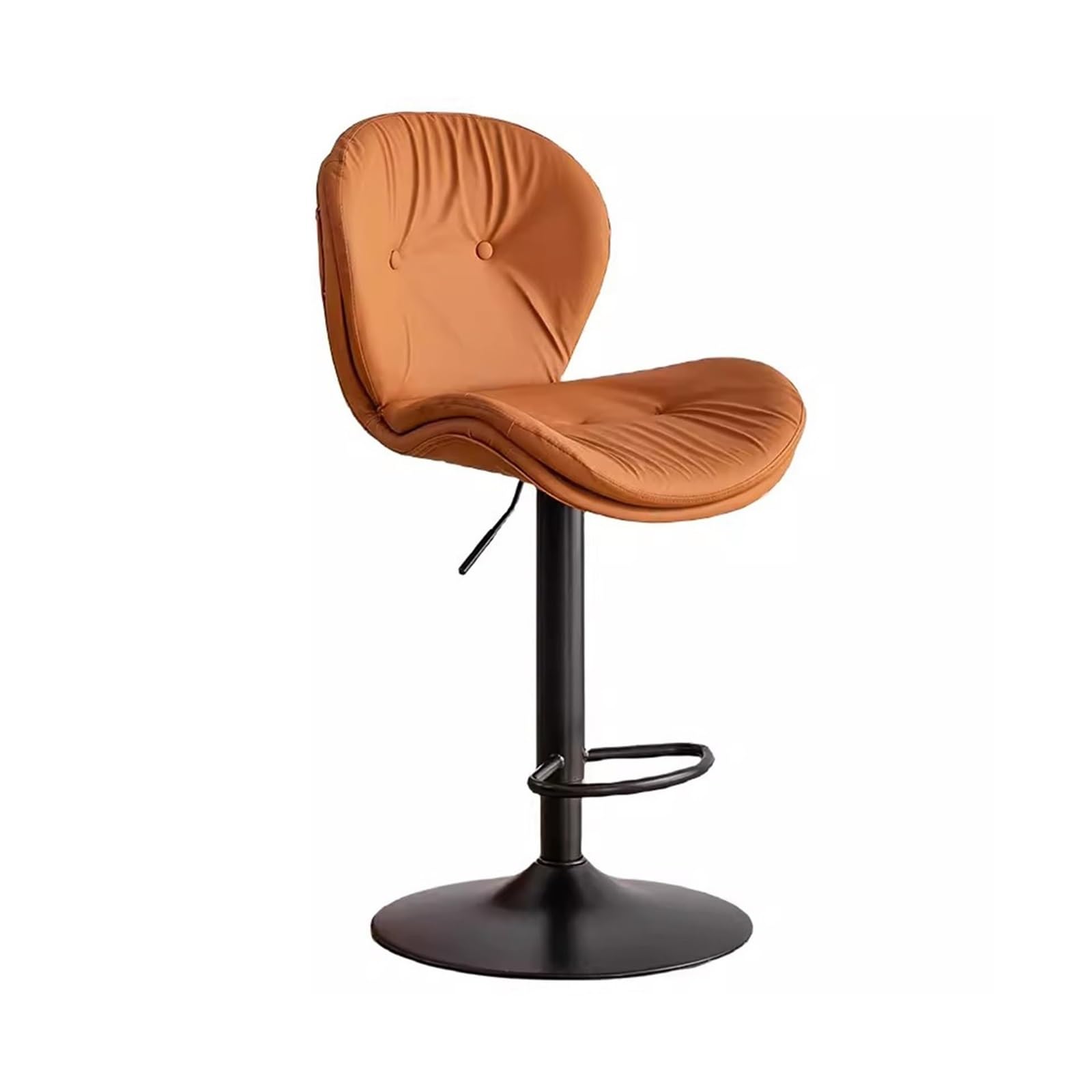 Tabouret de bar relevable et moderne avec double couche et dossier ergonomique pour comptoir