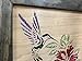 Bellewood Designs Hidden Gun Storage Safe with Hummingbird and Hibiscus, Concealed Gun Cabinet