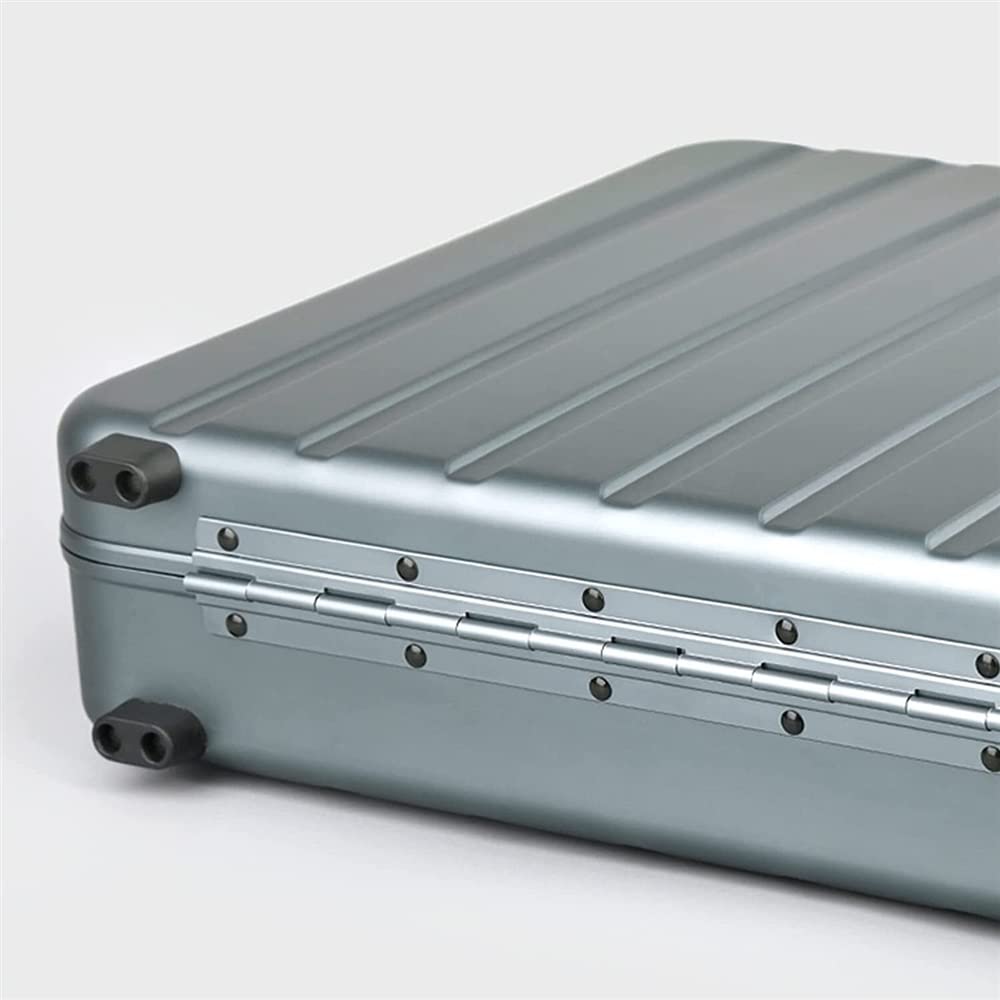 Uhrenkoffer Uhrenrolle Uhrenbox Uhrenschatulle Aluminium-Uhrentragetasche, Tragbare Uhrenbox, Schmuckschatulle Mit Schloss, Ausstellungsbox, Große Kapazität Uhrenetui Uhren Aufbewahrungsbox ( Color :
