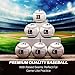 Premier Pitching Weighted Leather Baseball | Training Balls Set of 11oz, 8oz, 7oz, 6oz, 4oz & 3oz to Improve Power & Pitching Training | Increase Pitch Velocity for All Skill Levels