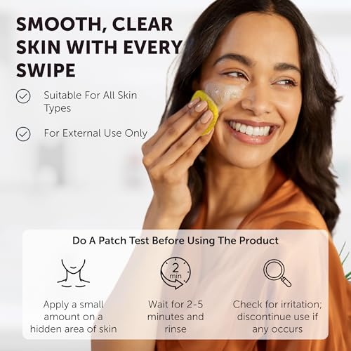 Image of VALITIC Turmeric Kojic Acid Cleansing Pads - Exfoliating Dark Spot Remover for Face with Vitamin C, Alpha Arbutin, Niacinamide and Retinol - Kojic Acid And Turmeric Cleansing Pads - 60 Units