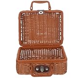 Portabilité optimisée : Sa forme de petite valise avec poignée résistante et fermeture en cuir souple facilite le transport. Profitez d’un accessoire élégant et fonctionnel pour accompagner vos moments de détente en plein air ou vos espaces intérieurs