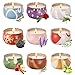 Scented Candle Gift Set, 9 Pack 2.2 oz Aromatherapy Candles,Soy Scented Candles for Home,Holiday Gifts for Mom, Lovers, Friends and Women/Men