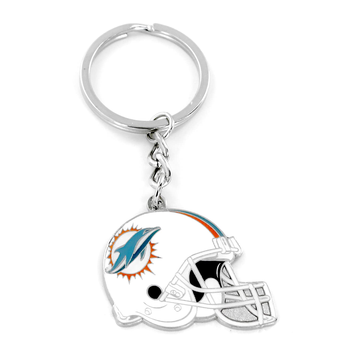aminco NFL Miami Dolphins Helmet Keychain, Team Color, 5 — image 1