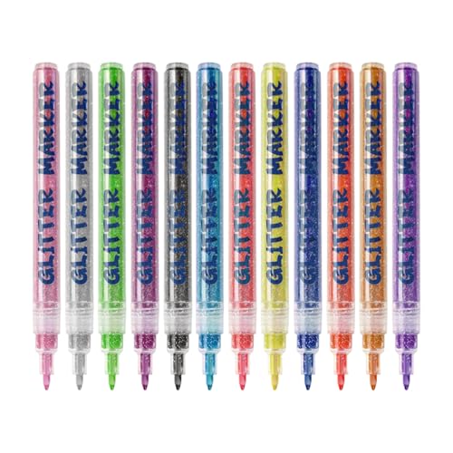 Shimmer Markers,Quick-Drying Painting Pens - Waterproof Card Making Drawing Pens - Vibrant Shimmer For Teens Adults Students Art