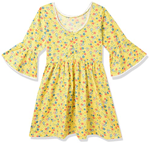 Image of Allen Solly Girl's Cotton A-Line Knee-Length Dress