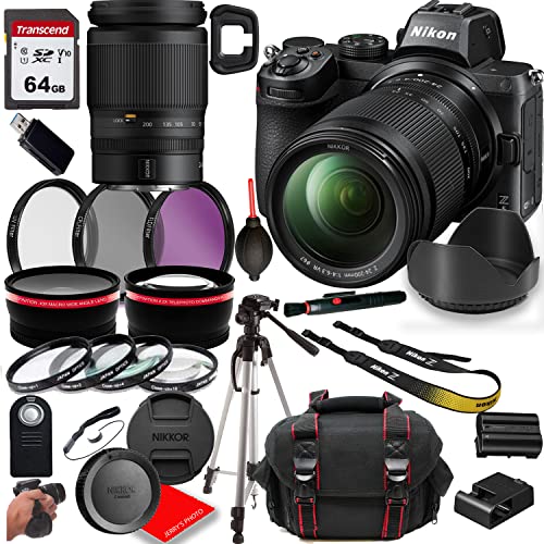 Nikon Z5 Mirrorless Camera With 24-200Mm Lens + Case + 64Gb Memory(26Pc) #TOP27