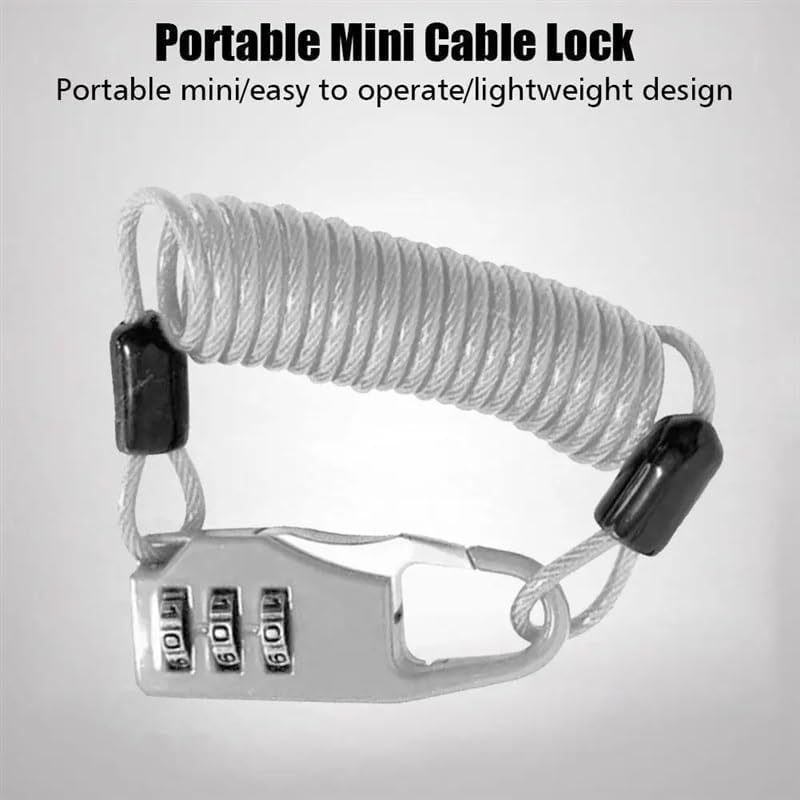 Bike Locks Heavy Duty/Bicycle Chain/Cycling Lock,Codes for Bike Cycle, Moto, Door, Gate Fence(Sliver)