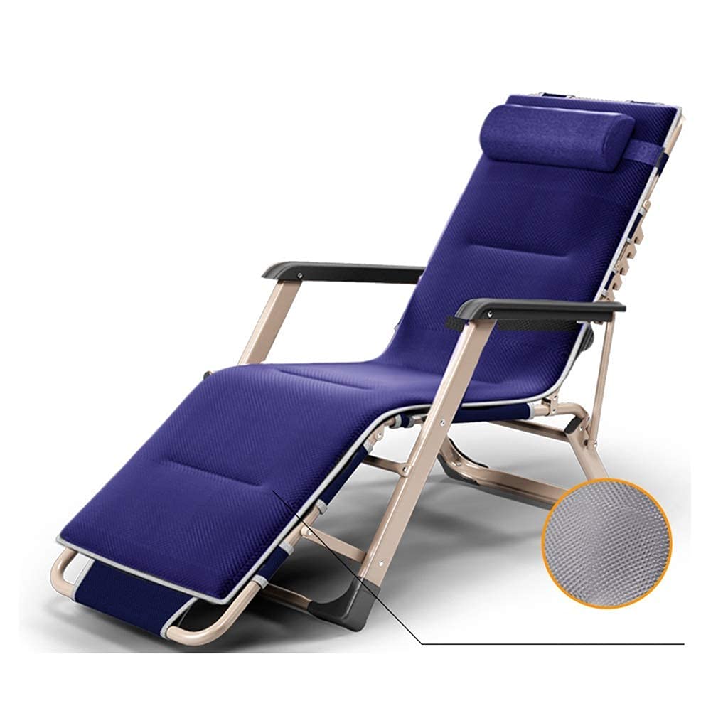 Chaise pliante Zero Gravity 66 cm transat inclinable de jardin