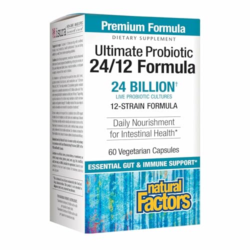 Natural Factors Ultimate Probiotic 24/12 Formula - Digestive Health Support