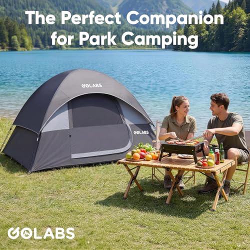 Golabs CT1 Carpa para Camping 2 Personas, Montaje Fácil en 3 Minutos, Toldo y Puerta de Malla miniatura 7