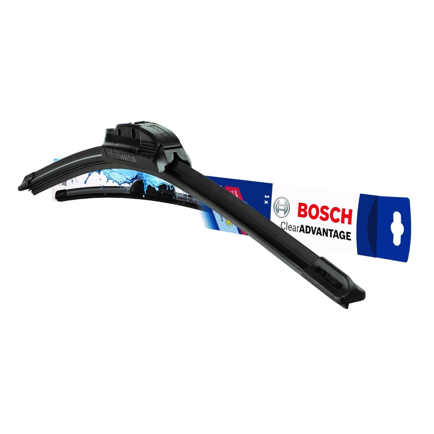Bosch 3397006501E7W Single Clear Advantage Wiper Blade for Passenger Cars, 15"