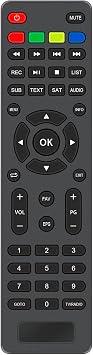 VINABTY Replacement Remote Control Compatible with XORO Receiver HRS 9194