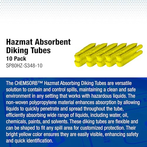 Image of Hazmat Absorbent Diking Tubes - 10 Pack Box