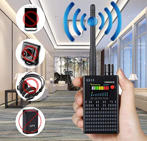Hidden Camera Detector, UNKNOK Bug Detector [Anti-Spy][Ultra-high] RF Signal, Radio Frequency, GPS Detector